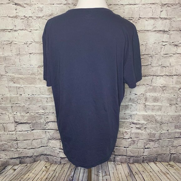 Men's Lacoste Navy Blue 1/4 Button Short Sleeve Sm - Picture 8 of 8